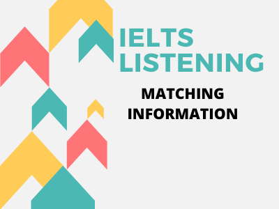 Ielts Listening - Dạng bài tập Matching Information 
