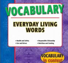 Vocabulary Everyday Living words