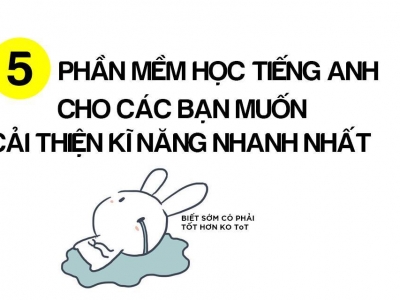 5 phần mềm học tiếng Anh được đánh giá cao