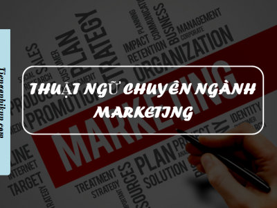 thật ngữ tiếng Anh chuyên nghành marketing