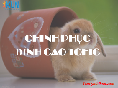 CHINH PHỤC TOEIC ĐỈNH CAO TỪ MẤT CĂN BẢN